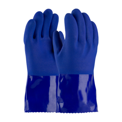 Industrial heavy duty gloves _ PVC double dipped _ 16"